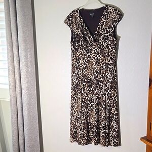Glamours Leopard Print dress size 14